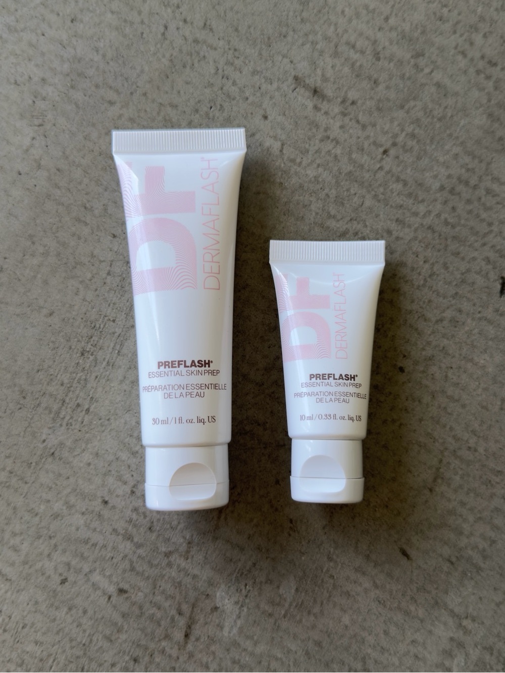 Dermaflash / Preflash Duo Skin Prep Cleanser Full + Travel 2pc